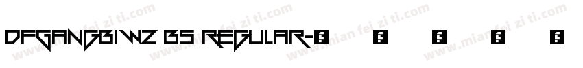 DFGangBiW2 B5 Regular字体转换